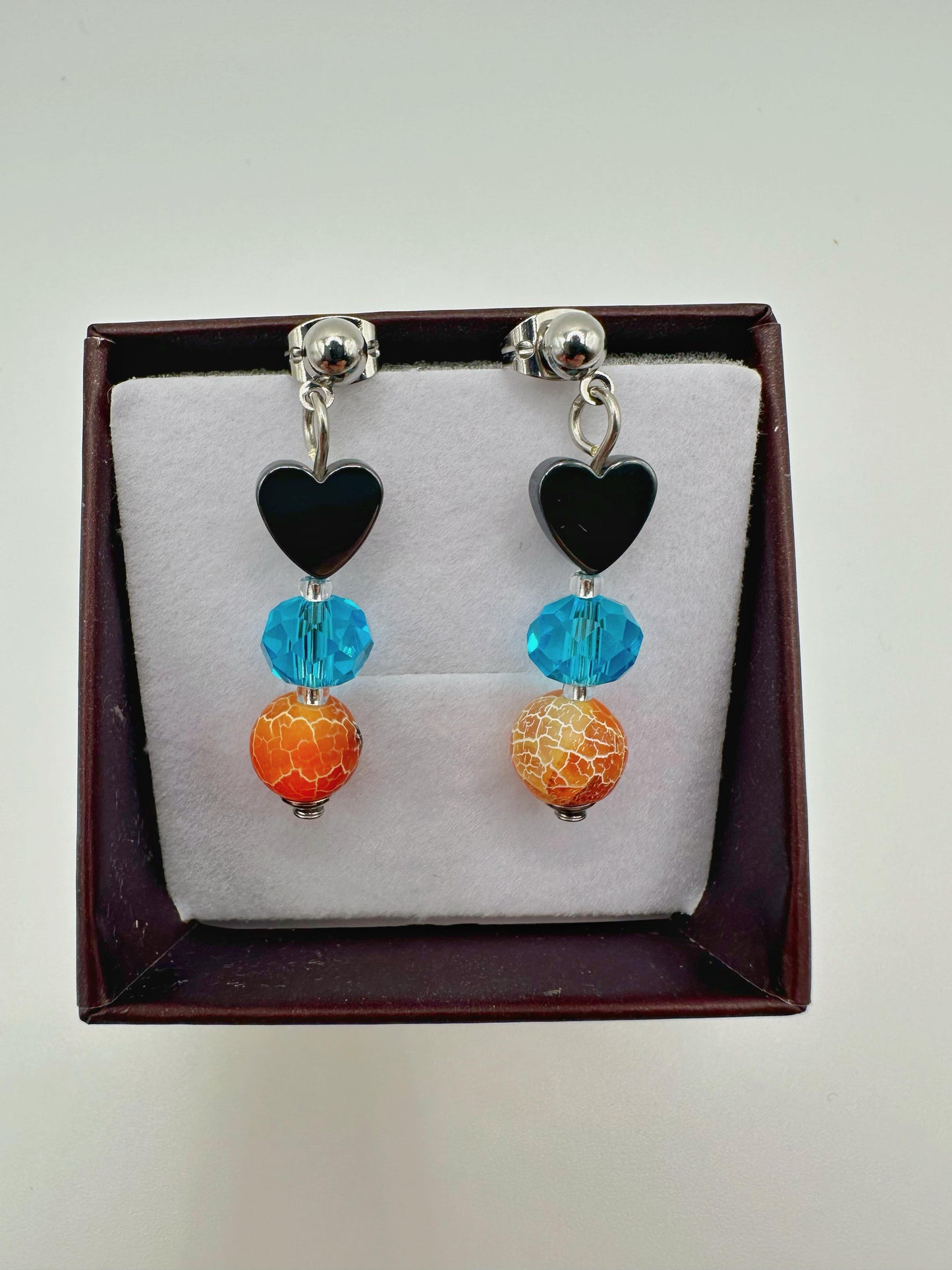 CLOE' ORECCHINI CUORE METALLO LP287