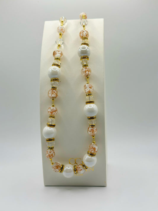 MELISSA COLLANA perle in vetro di murano