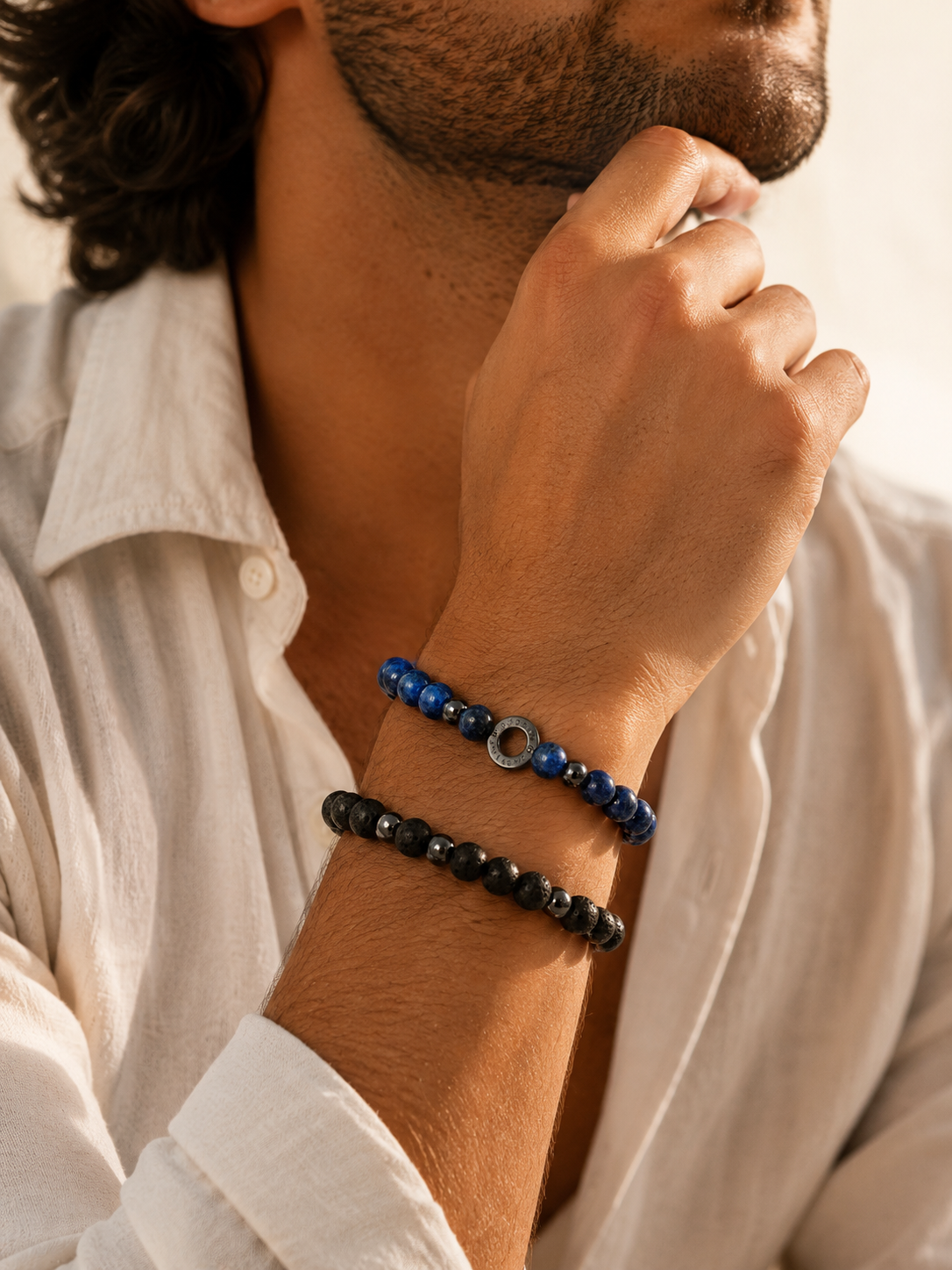 DIAMANT BRACCIALE UOMO MEDIO ELASTICIZZATO