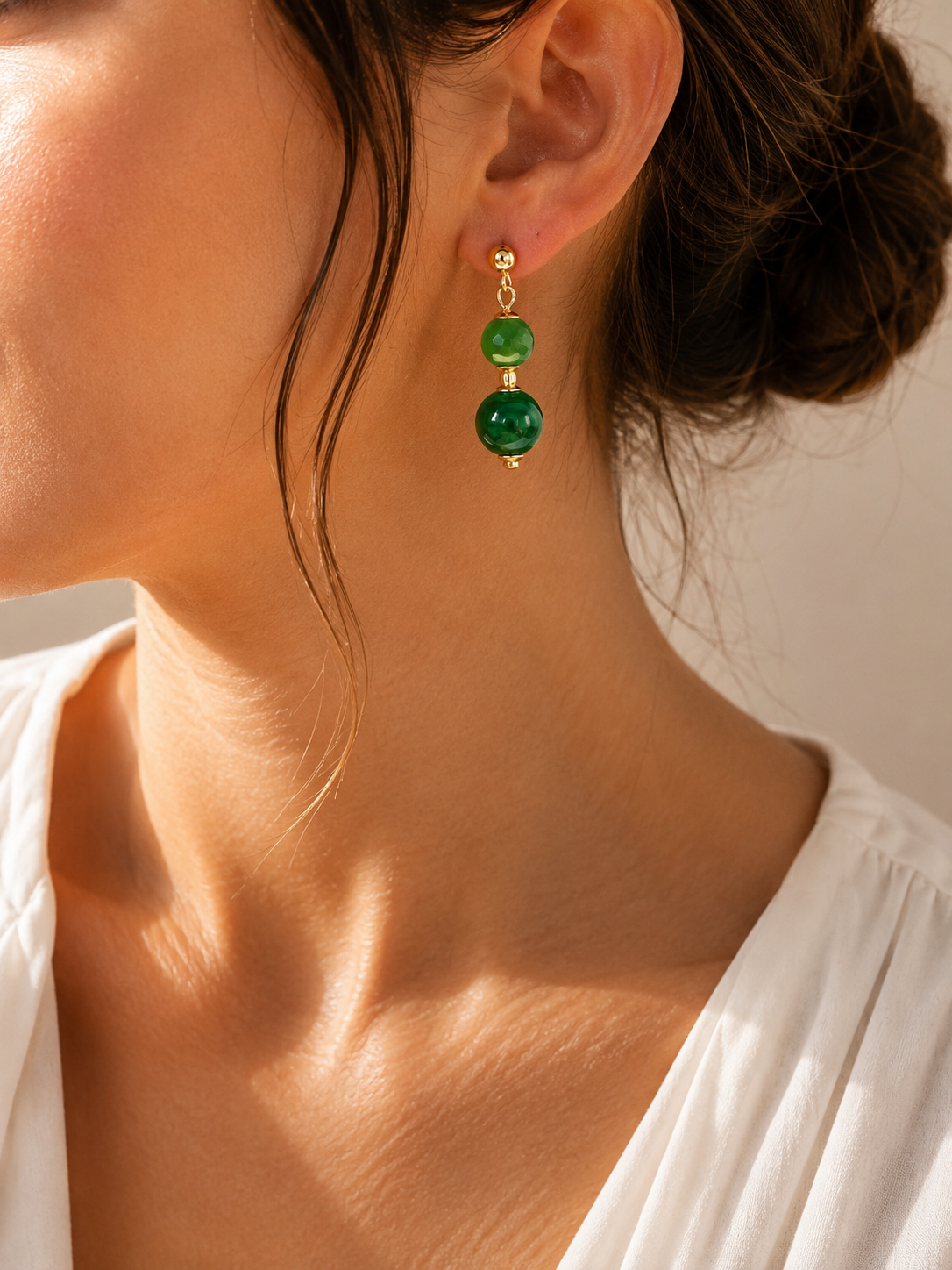 SCRIGNO ORECCHINI Light verde