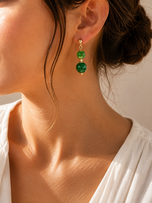 SCRIGNO ORECCHINI Light verde