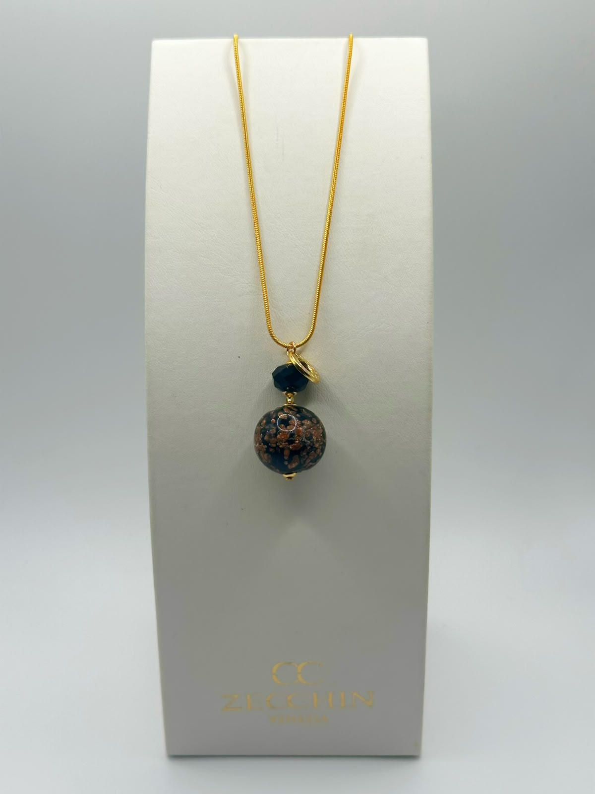 POLVERE DI STELLE COLLANA Vetro di Murano cm 45