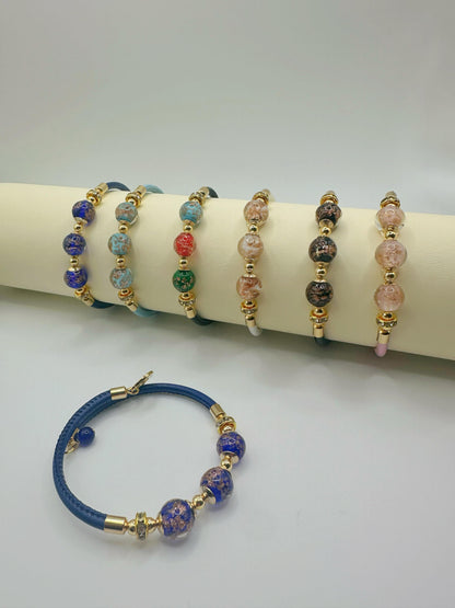 AVVENTURINA BRACCIALE 3 PERLE