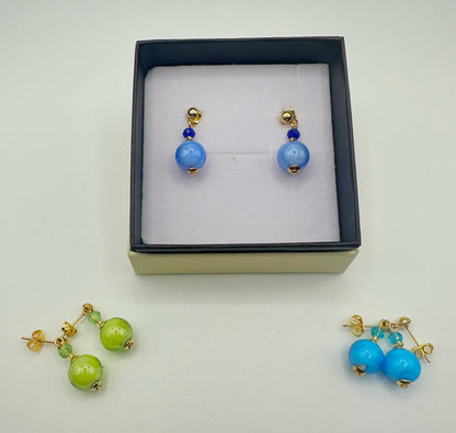 CRYSTAL ORECCHINI 10mm