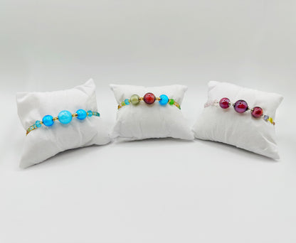 CRYSTAL BRACCIALE vetro di Murano lustro