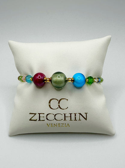 CRYSTAL BRACCIALE vetro di Murano lustro