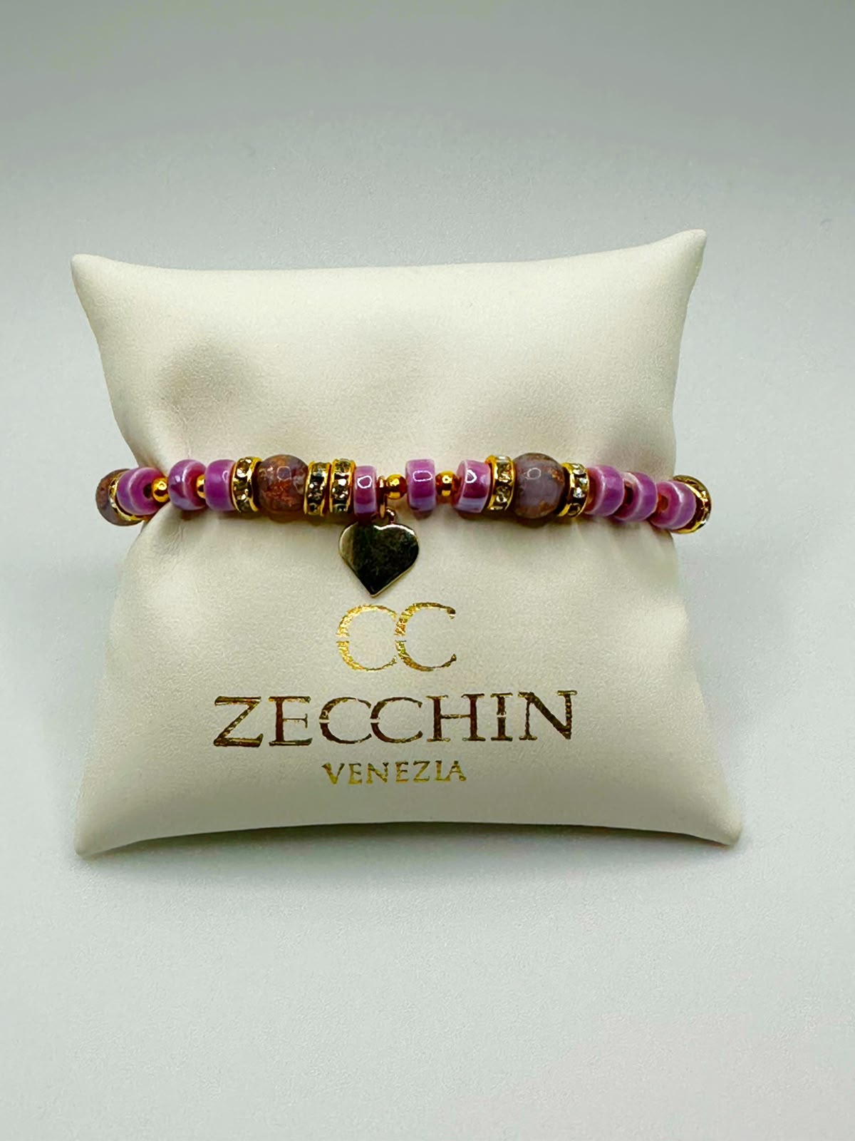 RONDELLA BRACCIALE FULL vetro di Murano e ceramica