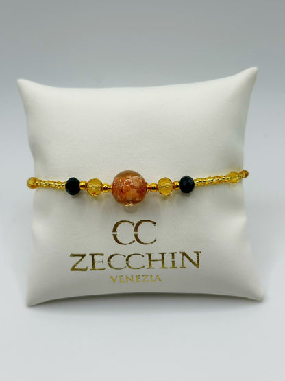 MARIKA BRACCIALE perla 12 mm avventurina