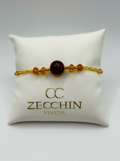 MARIKA BRACCIALE perla 12 mm avventurina