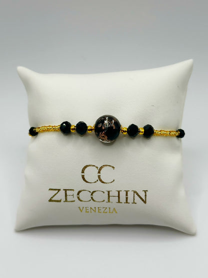 MARIKA BRACCIALE perla 12 mm avventurina