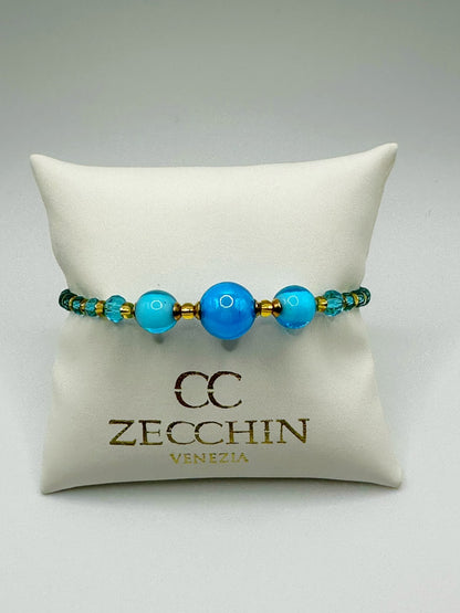 CRYSTAL BRACCIALE vetro di Murano lustro