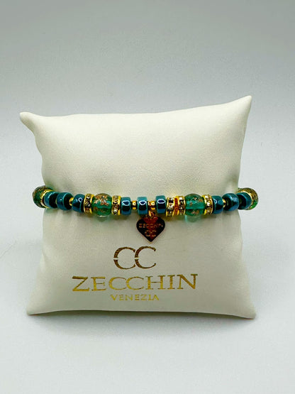 RONDELLA BRACCIALE FULL vetro di Murano e ceramica