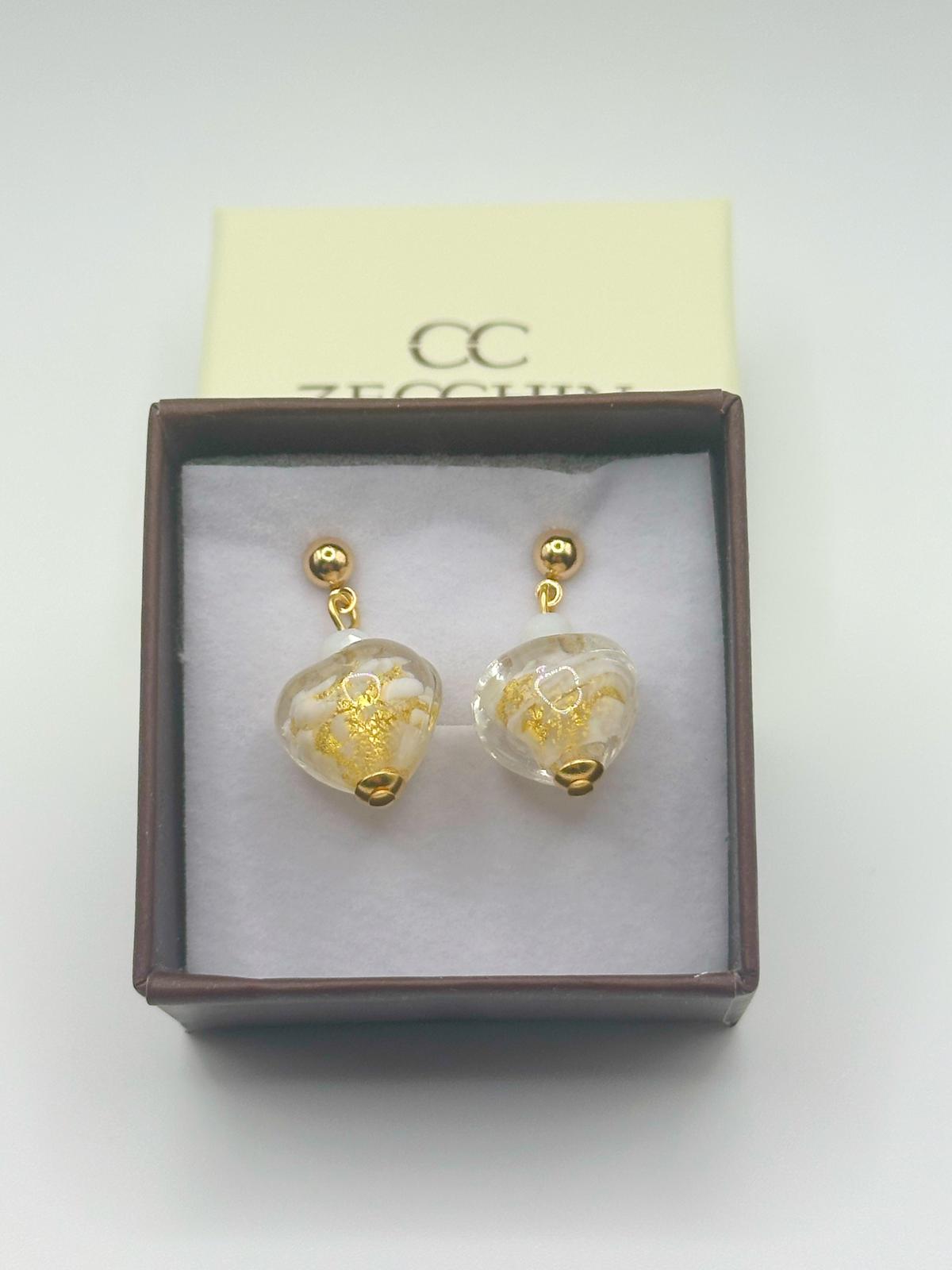 ORO PESTO ORECCHINI CUORE LP282