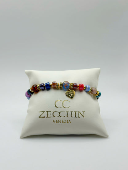 RONDELLA BRACCIALE FULL vetro di Murano e ceramica