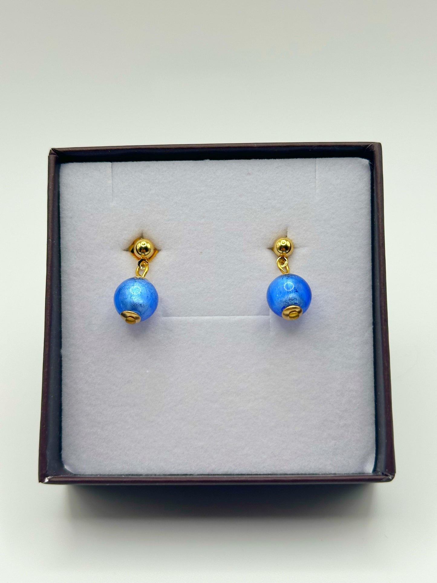 ONDA ORECCHINI a perla unica da 8mm satinata