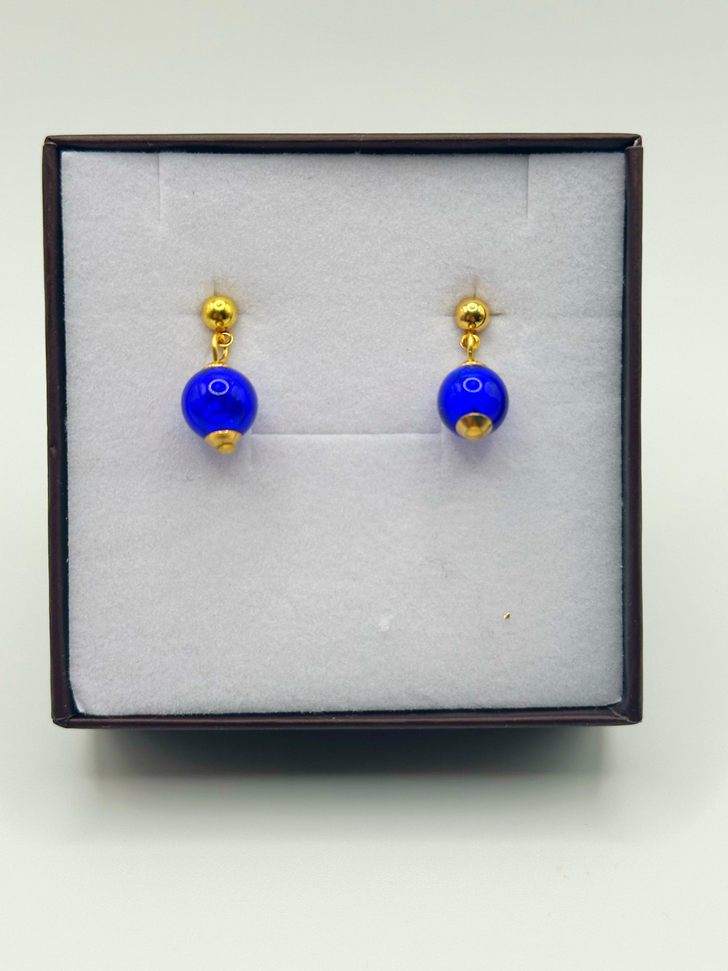 ONDA ORECCHINI a perla unica da 8mm satinata