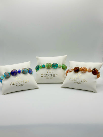 Bracciale Marilyn elasticizzato in vetro di Murano
