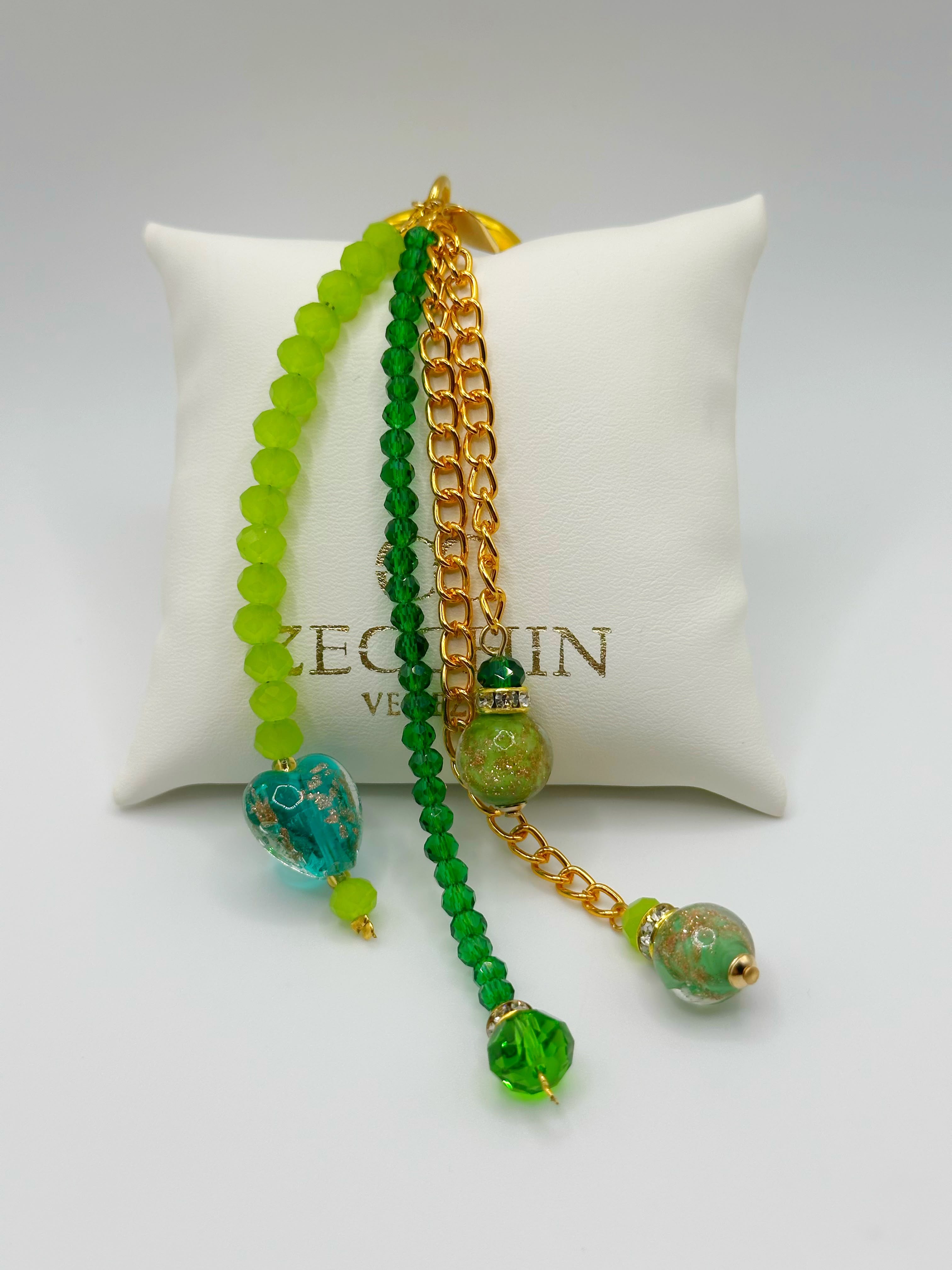 Charm Zoe per borsa, colore verde