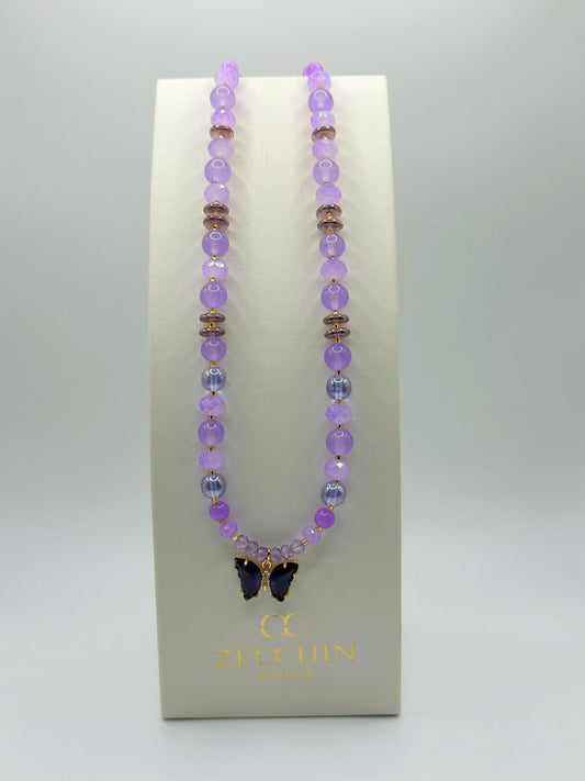 Collana Farfalla 47 cm, dettaglio