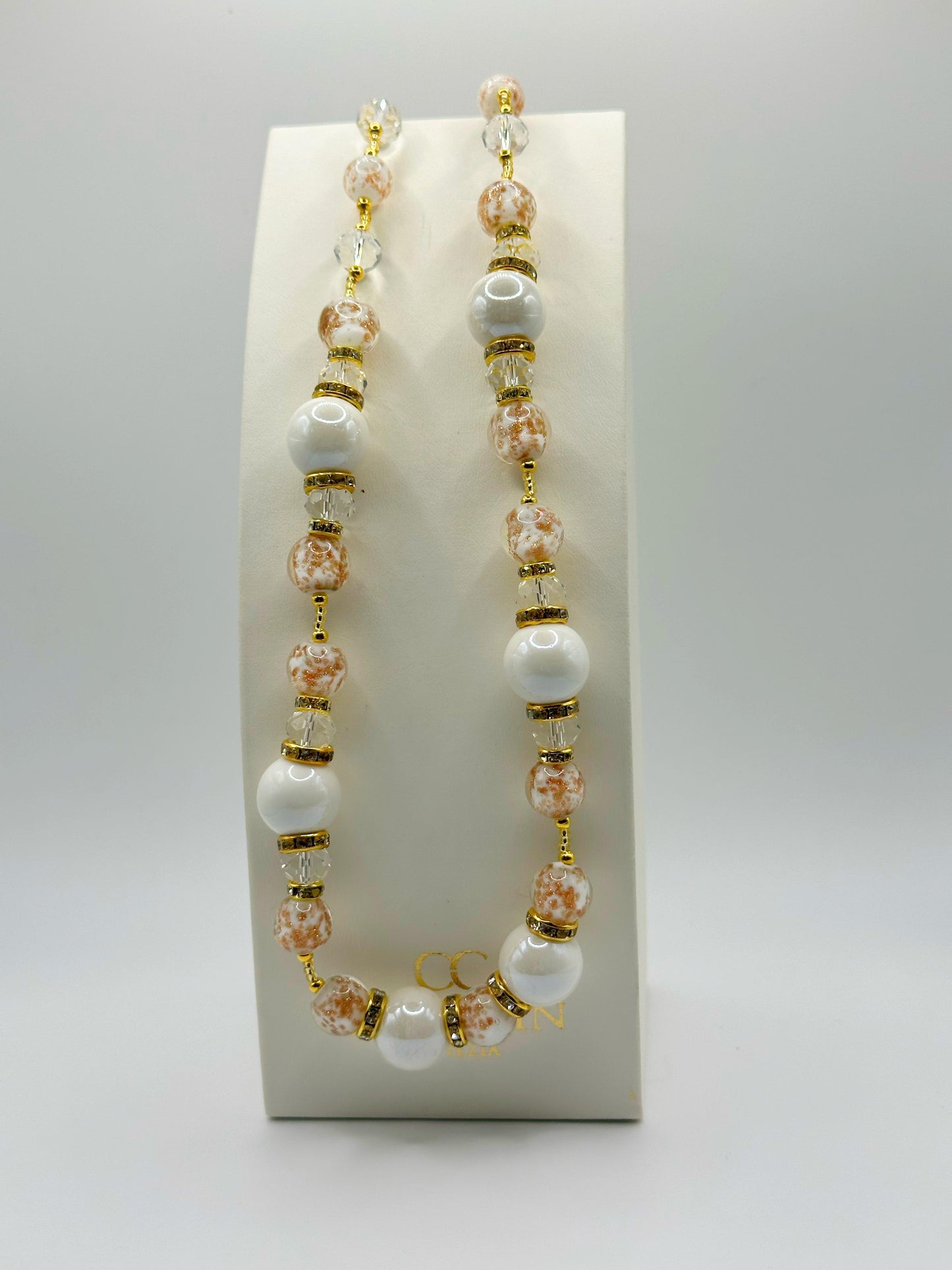 MELISSA COLLANA perle in vetro di murano a sfera LP341 3 varianti