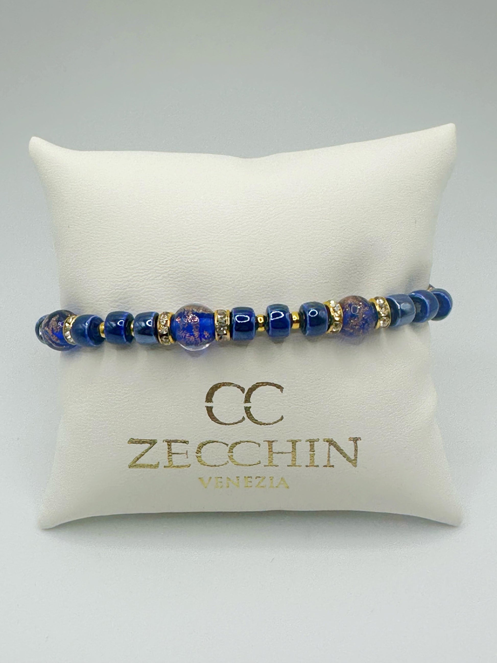 RONDELLA BRACCIALE FULL vetro di Murano e ceramica