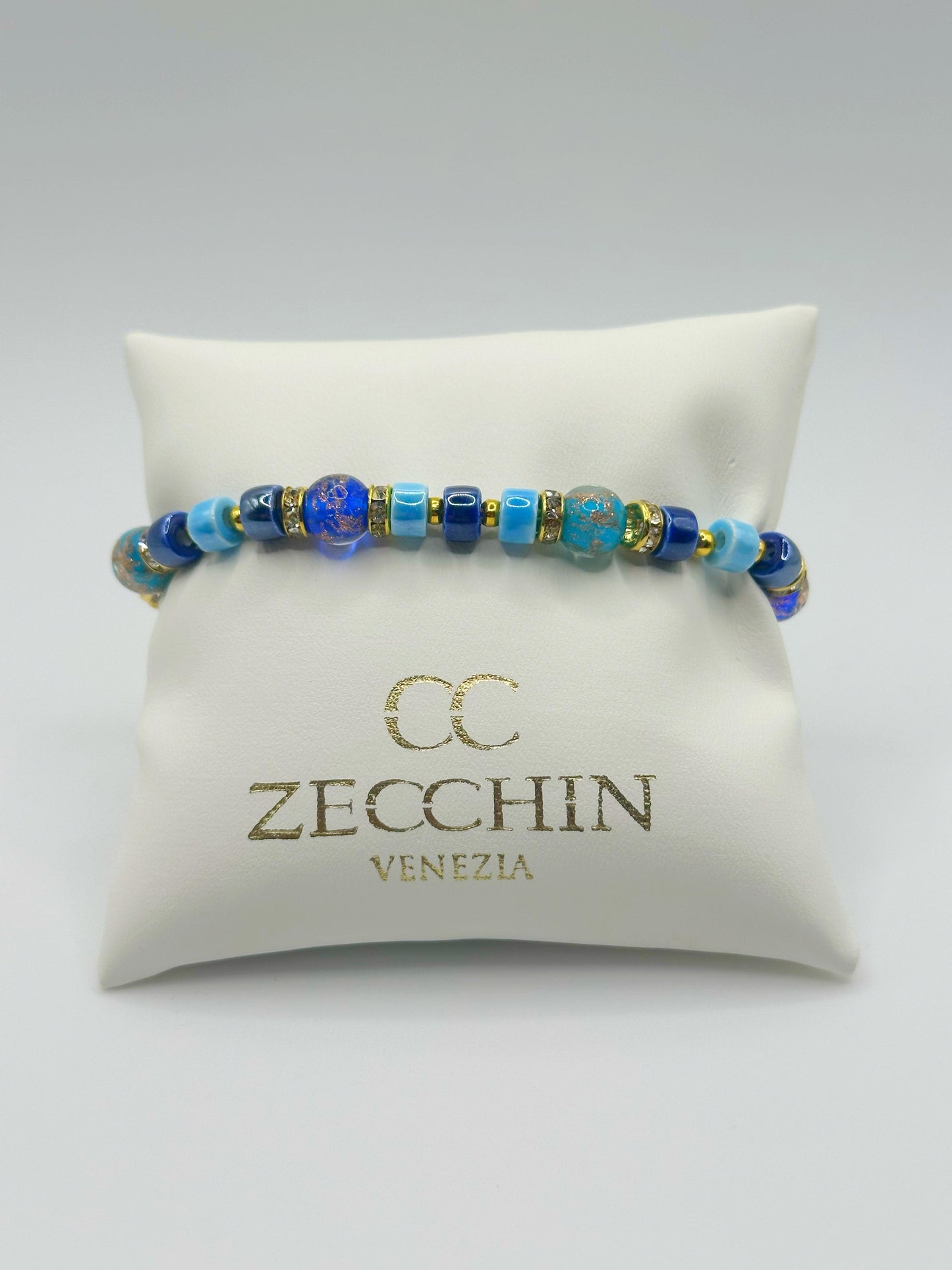RONDELLA BRACCIALE FULL vetro di Murano e ceramica
