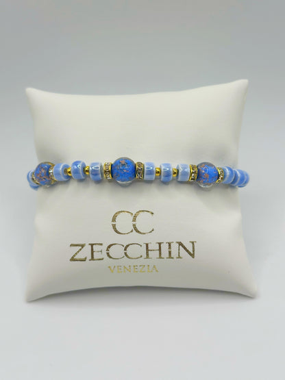 RONDELLA BRACCIALE FULL vetro di Murano e ceramica