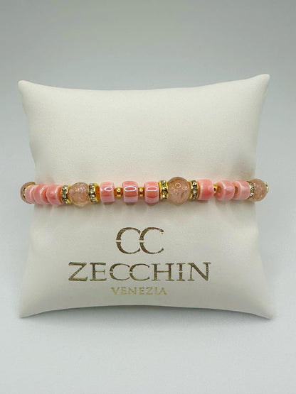 RONDELLA BRACCIALE FULL vetro di Murano e ceramica