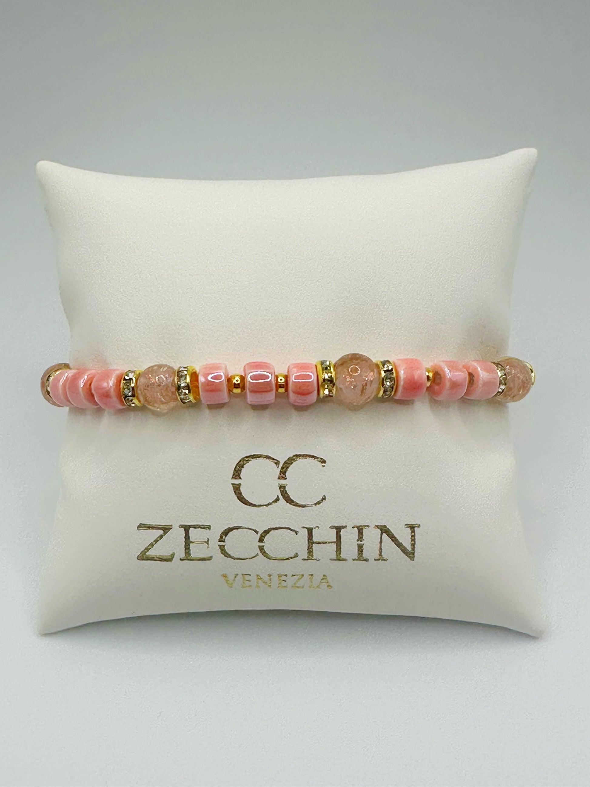 RONDELLA BRACCIALE FULL vetro di Murano e ceramica