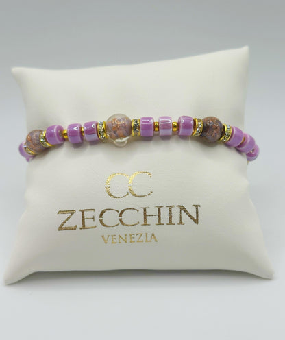 RONDELLA BRACCIALE FULL vetro di Murano e ceramica
